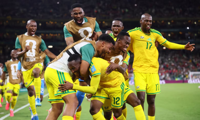 África do Sul faz história e qualifica-se pela primeira vez para a segunda fase do Mundial 
