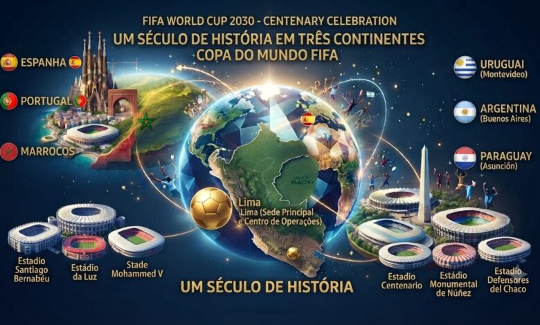 O Século de Ouro: Como o Mundial de 2030 Vai Unir Três Continentes e Reescrever a História do Futebol